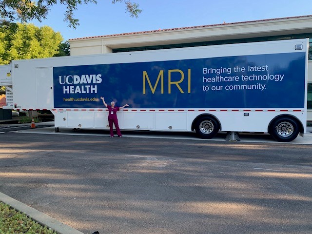 Davis clinic MRI trailer